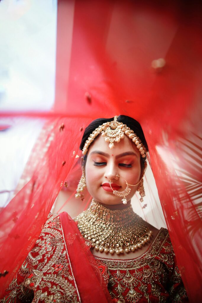 south Indian bridal makeup look by Glow Nest Bridal Studio