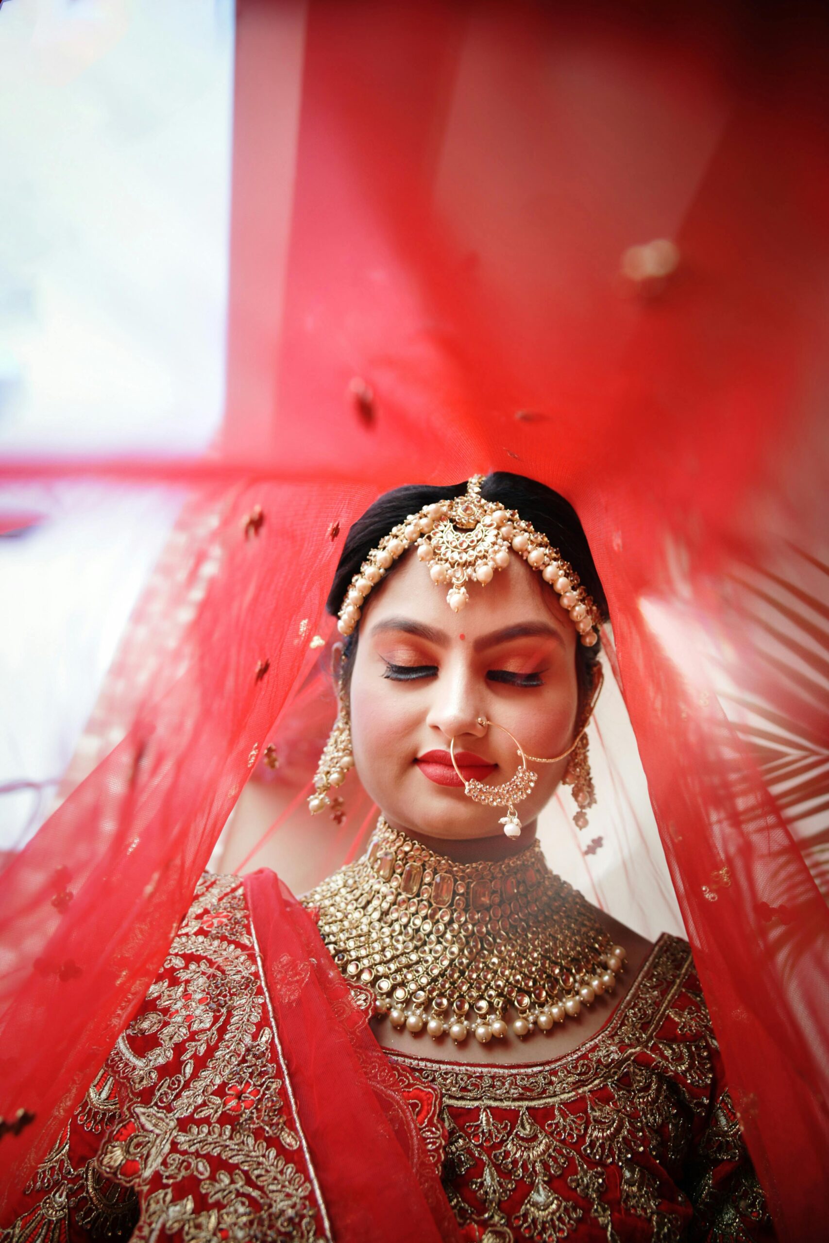 south Indian bridal makeup look by Glow Nest Bridal Studio